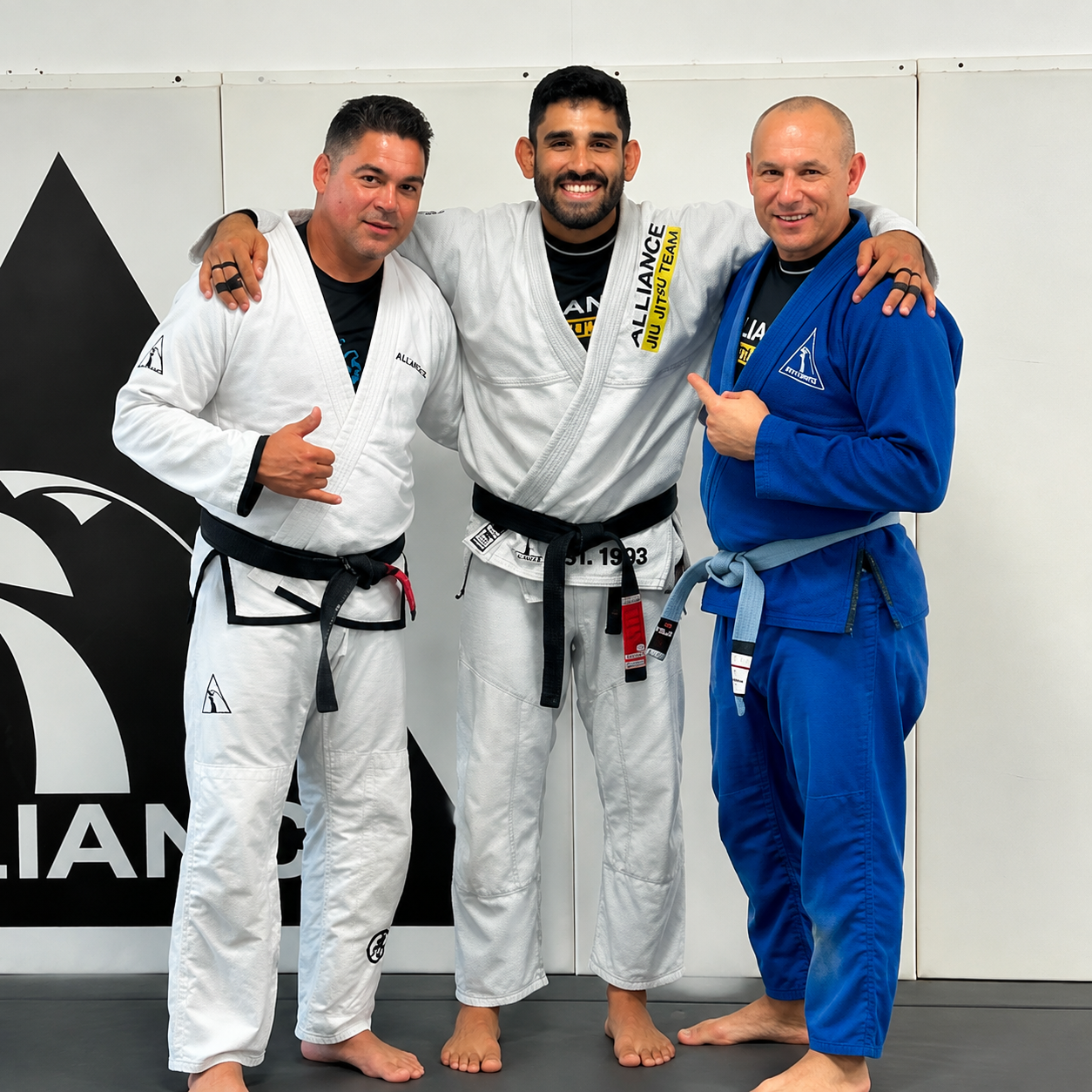 Instructors and black belts at Alliance Key Biscayne