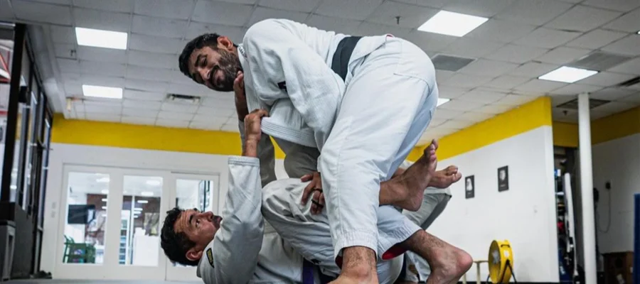 Adults training Jiu-Jitsu at Alliance Key Biscayne